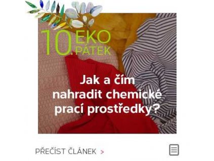 EKOPÁTEK - Jak a čím nahradit chemické prací prostředky?