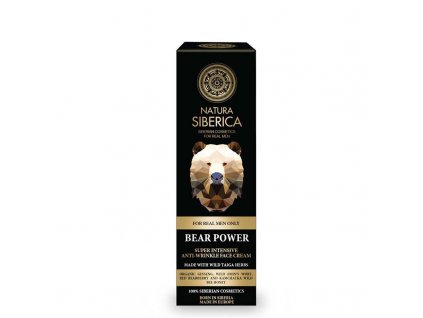 Natura Siberica Super intenzivní krém proti vráskám Medvědí síla 50 ml