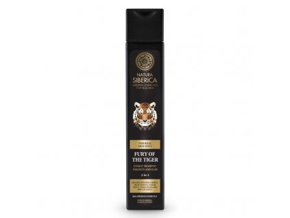 Natura Siberica Energizující šampon na vlasy a tělo 2v1 Nezkrotnost tygra 250 ml