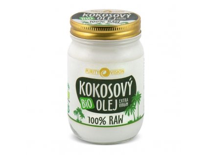 purity vision raw kokosovy olej 370 ml