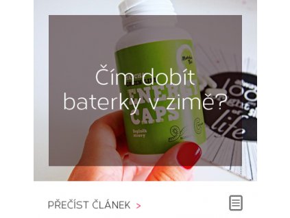 Čím dobít baterky v zimě?