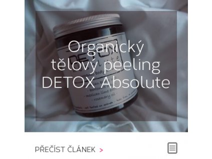 Recenze - Organický tělový peeling DETOX Absolute