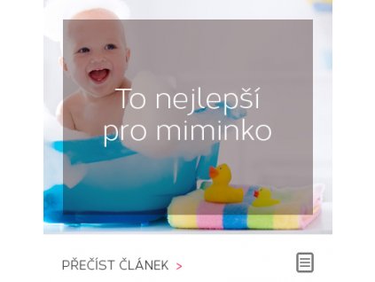 To nejlepší pro miminko z přírody