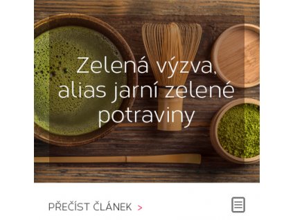 Zelená výzva, alias jarní zelené potraviny