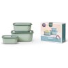 Uprava fotografie Mepal Set misek Cirqula Rectangular Nordic Sage 750 +1500 + 3000 ml