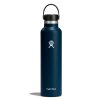 Uprava fotografie Hydro Flask Nerezová termolahev Standard Mouth Flex Cap 24 oz (709 ml) Tmavě modrá