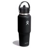 Hydro Flask Termohrnek Wide Flex Straw Travel Bottle 32 oz (946 ml) Černá