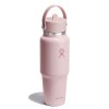 WT32CFS678 32 OZ WIDE FLEX STRAW TRAVEL BOTTLE TRILLIUM Angled