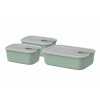 Mepal Set Úložných boxů na potraviny EasyClip Nordic Sage 2x450 + 1000 ml