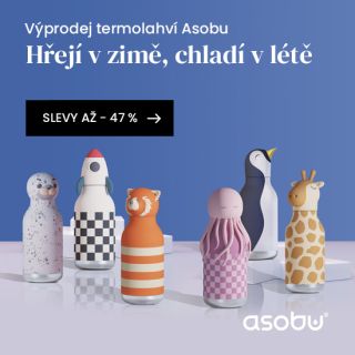 Velký výprodej termosek a termolahví Asobu se slevou až - 47 % 💥. Pro malé i velké - do školy, fitka i kanceláře 😍. ⏰...