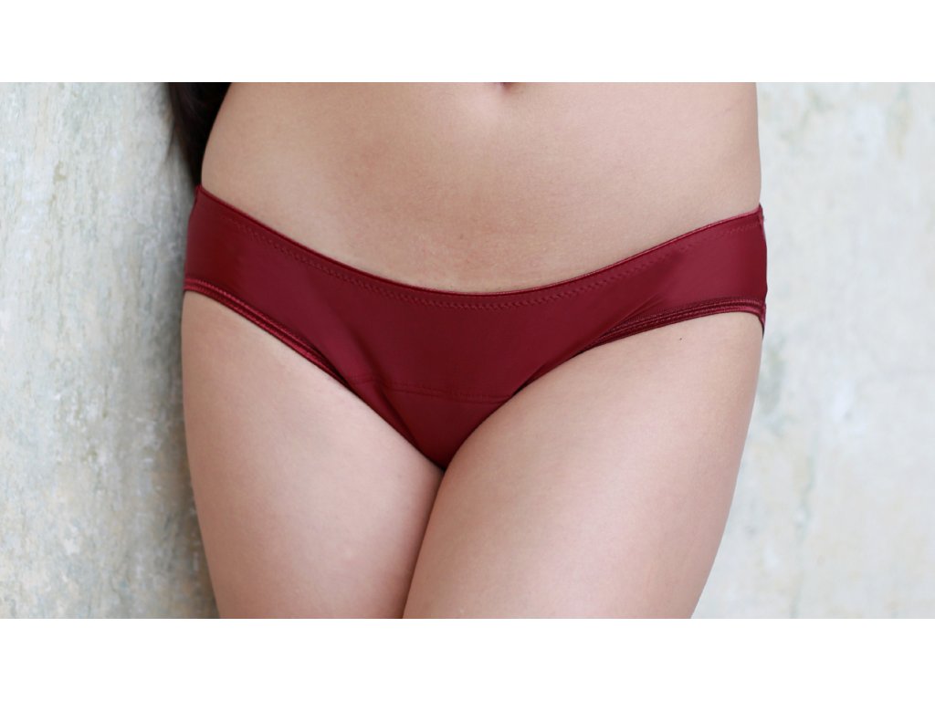 SAYU Menstruační kalhotky na spaní bordó | Folly.sk