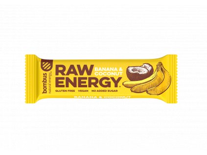 Bombus Raw energy banán a kokos 50 g