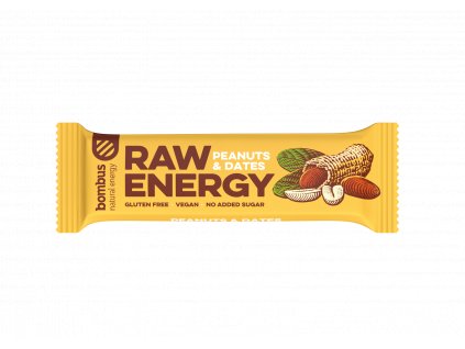 Bombus Raw energy arašídy a datle 50 g