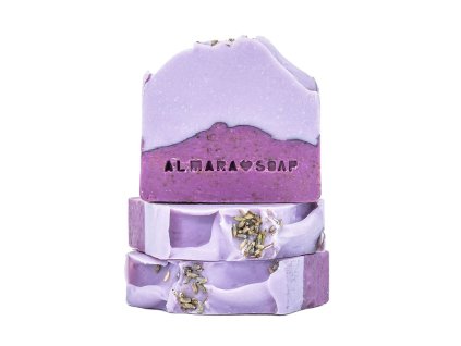 Almara Soap Přírodní tuhé mýdlo Lavender Fields 100 +- 5 g