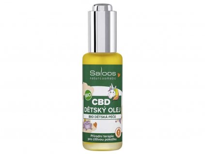 Saloos CBD Detský regeneračný olej Bio 50 ml