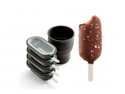 Lékué Sada Tvořítek na zmrzlinu s čokoládou 4 ks