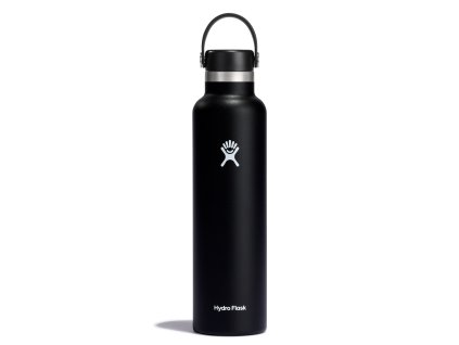 Hydro Flask Nerezová termolahev Standard Mouth Flex Cap 24 oz (709 ml) Černá