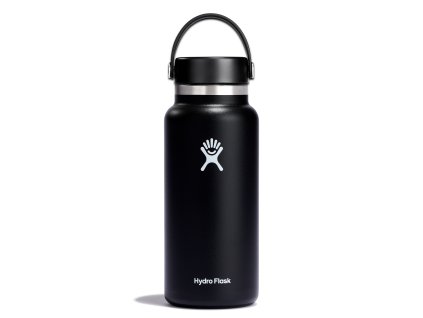 Hydro Flask Nerezová termolahev Wide Mouth Flex Cap 32 oz (946 ml) Černá