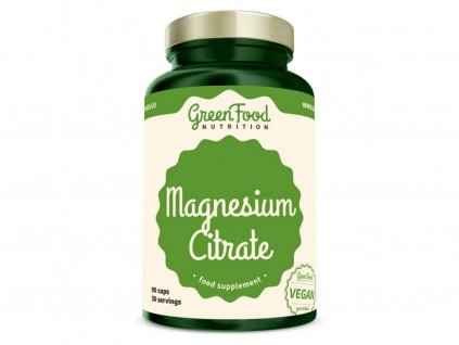 GreenFood Magnesium Citrate 90 kapslí