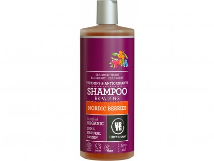Urtekram Šampón Nordic Berries na poškozené vlasy 500ml BIO