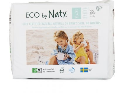Naty Nature Babycare Midi 3 4-9 kg 30 ks