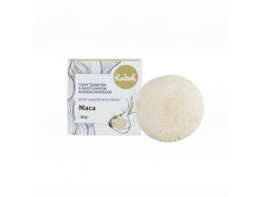 Kvitok Přírodní tuhý šampón s kondicionérem Maca proti vypadávání vlasů XXL 50 g