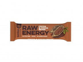Bombus Raw energy kakao a kakaové boby 50 g