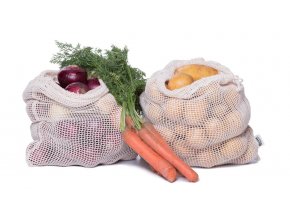 Casa Organica Síťový sáček na potraviny z biobavlny Střední 1 ks