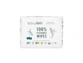 Eco by Naty Babycare Výhodné balení Vlhčené ubrousky bez vůně pro citlivou pokožku 3 x 56 ks