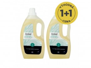 1+1 Biobel Prací gel na dětské a jemné prádlo 1,5 l za akční cenu!