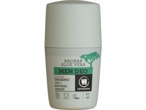 Urtekram Men krémový deodorant s aloe a baobabem BIO 50 ml