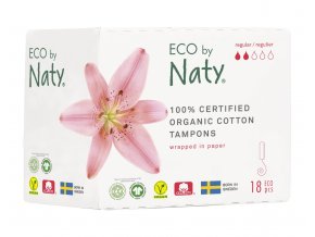 Eco by Naty Dámské tampóny Regular 18 ks