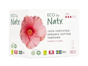 Eco by Naty Dámské ECO tampóny Super 18 ks