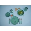 Mio children's dinnerware deep turquoise a
