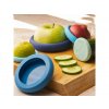 Food Huggers Sada silikonových krytů na ovoce a zeleninu Modrá 5 ks