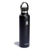 Hydro Flask Nerezová termolahev Standard Mouth Flex Cap 24 oz (709 ml) Černá