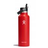 Hydro Flask Nerezová termolahev Standard Mouth Straw Cap 21 oz (621 ml) Červená