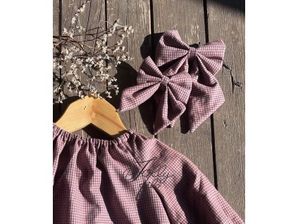 Mašľa Šípková pepitka