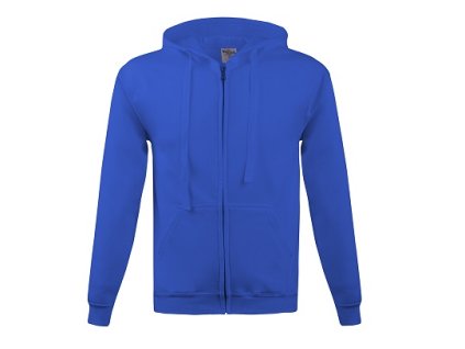 MIKINA S KAPUCÍ 280G MODRÁ VEL. L