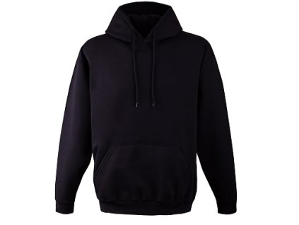 MIKINA S KAPUCÍ 280G ČERNÁ VEL. L