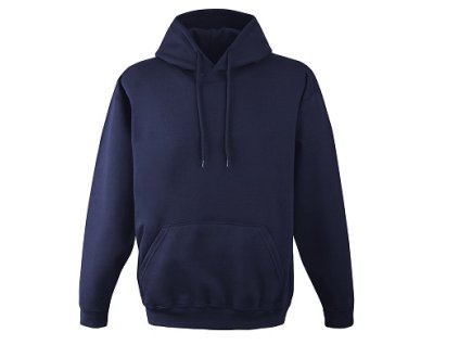 MIKINA S KAPUCÍ 280G NÁMOŘNICKÁ MODRÁ VEL. L