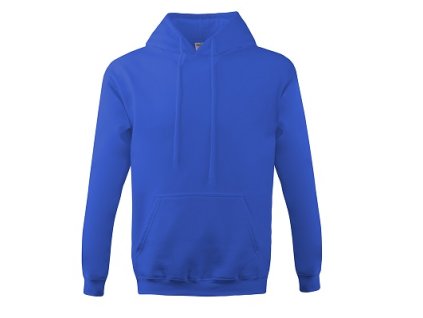 MIKINA S KAPUCÍ 280G MODRÁ VEL. L