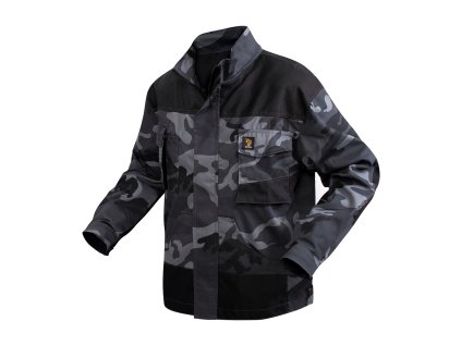 PRACOVNÍ BUNDA PROMAN ŠEDÁ CAMO VEL. 48