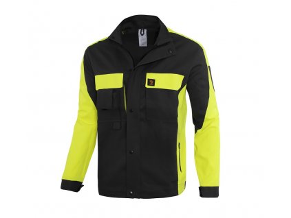 PRACOVNÍ BUNDA PROPLUS ČERNO ŽLUTÁ VEL. 48