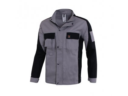 PRACOVNÍ BUNDA PROPLUS ŠEDO ČERNÁ VEL. 48