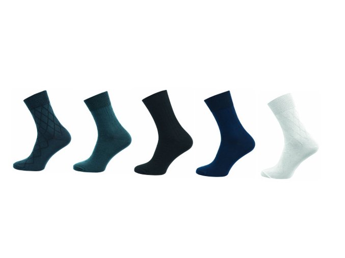 Pánské ponožky Novia 5 párů v balení LUX