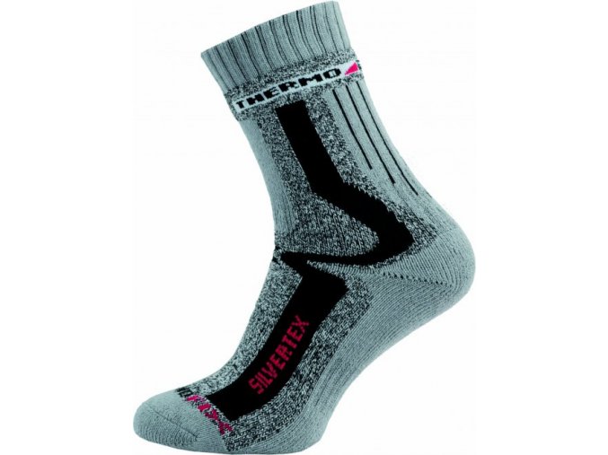 Sportovní Ponožky NOVIA Silvertex Thermo šedé