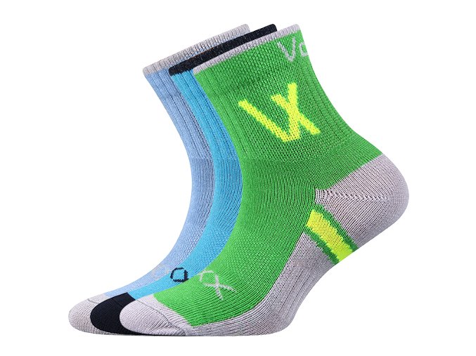 Dětské ponožky 3 kusy v balení VoXX Neoik mix vzorů C