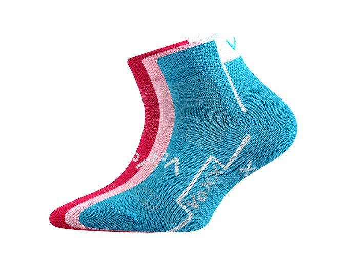 Dětské ponožky 3 kusy v balení VoXX Kaotik dívčí