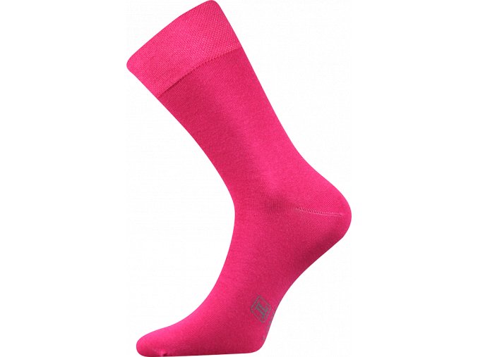 Společenské Ponožky Lonka Decolor tmavě růžová